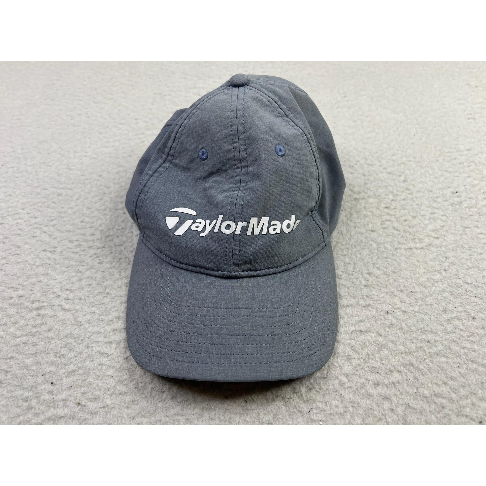 Taylormade Hat Cap Strap Back One Size Gray Golf Logo Performance Mens